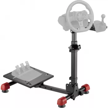 MOZOS SGS4 Sacensību stūres statīvs Logitech G25/G27/G29/G920/G923, Thrustmaster, Fanatec - Melns