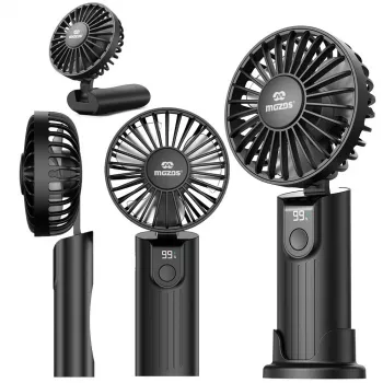 MOZOS F30 Bezvadu Ventilators Ar Akumulatoru