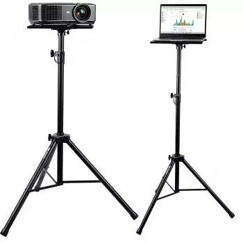 MOZOS PL3 Projektoru un portatīvo datoru statīvs tripods melns