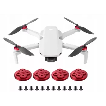 SUNNYLIFE 4x Motor Protectors for DJI Mavic Mini - Black ABS Plastic Snap-on Dustproof Scratch-resistant