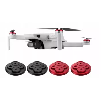 SUNNYLIFE 4x Motor Protectors for DJI Mavic Mini - Black ABS Plastic Snap-on Dustproof Scratch-resistant