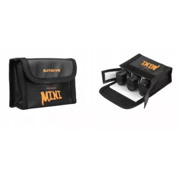 SUNNYLIFE Fireproof Battery Safe Bag for DJI Mavic Mini / Mini 2 / Mini SE - Holds 3 Batteries