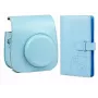 LOVEINSTANT 2-in-1 Set Case and Album for Fuji Instax Mini 11 Blue