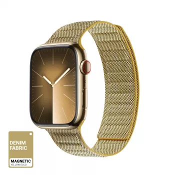 Crong Melange Magnetic Strap for Apple Watch 38/40/41/42 mm (Yellow Melange)