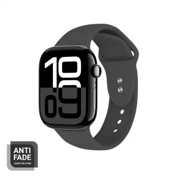 Crong Liquid Silicone Watch Strap Apple Watch 44/45/46/49 mm - Graphite