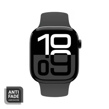 Crong Liquid Silicone Watch Strap Apple Watch 44/45/46/49 mm - Graphite