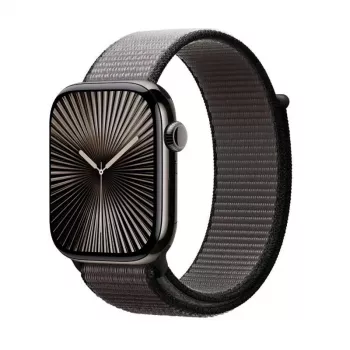 Crong Nylon Sport Loop Apple Watch 44/45/46/49 mm (Night Grey)