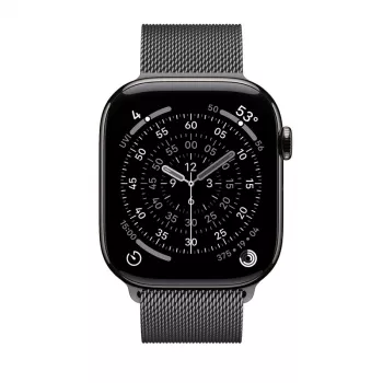 Crong Milano Steel - Nerūsējošā tērauda siksniņa Apple Watch 38/40/41/42 mm (Graphite)