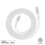 Crong Armor Link USB-C uz Lightning ātrās uzlādes MFi kabelis 150cm Balts