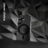 Crong Clear MAG Pro Case for iPhone 16 Pro Max, MagSafe, Black Frame