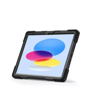 Crong Defender Plus Macīgs Vāciņš iPad 11 A16 (2025) / 10.9 inch (2022) Melns