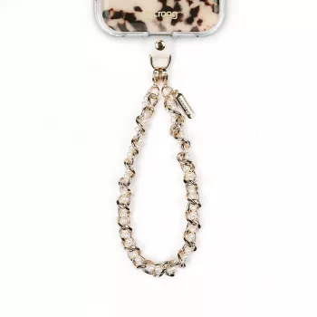 Crong Phone Charm Pearl Twist - Elegant Lanyard for Phone Cases