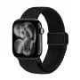 Crong Wave Band Braided Strap for Apple Watch 38/40/41/42 mm (Melns)