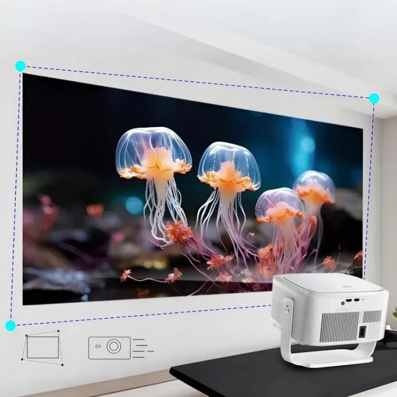 Zenwire PrimeView IMC460 Pro Mini Projektors Portatīvais Android 14 WiFi