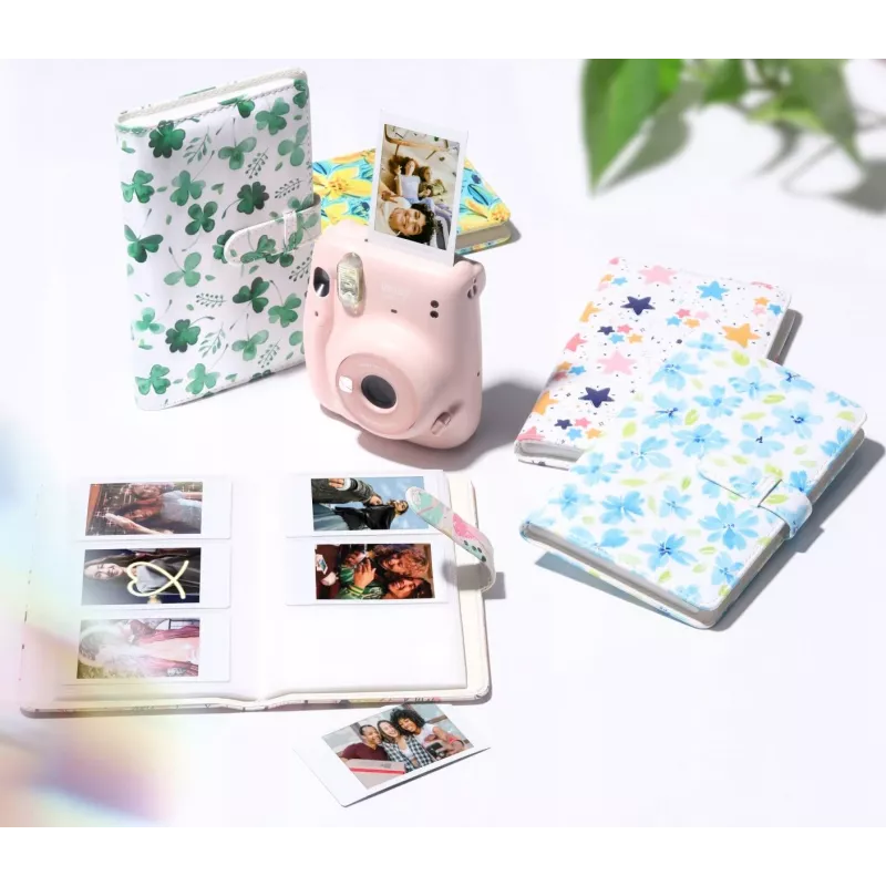LOVEINSTANT Fotoalbums Fujifilm Instax Mini 96 fotogrāfijām Clover Green