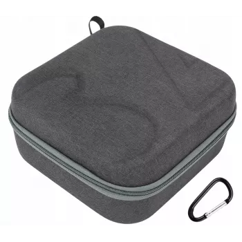 SUNNYLIFE Protective Carrying Case for DJI Avata Drone - Shockproof Semi-Hard Shell Travel Case with Shoulder Strap, Black/Grey