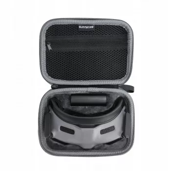 SUNNYLIFE aizsargmaciņš DJI Goggles 2 - Grey/Black cietais apvalks EVA putas
