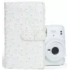 LOVEINSTANT Fotoalbums Fujifilm Instax Mini / Xiaomi / Polaroid / Canon / HP / Kodak - Balts ar izšuvumu
