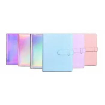 LOVEINSTANT Photo Album 256 Photos for Fujifilm Instax Mini 40 12 11 9 8 7 Evo Liplay Link / Silver Glitter