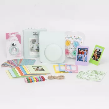 LOVEINSTANT 8-in-1 Piederumu komplekts Fujifilm Instax Mini 12, piparmētru zaļš