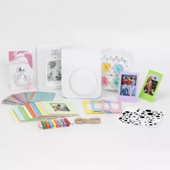 LOVEINSTANT 8-in-1 Aksesuāru komplekts Fujifilm Instax Mini 12 - Balts