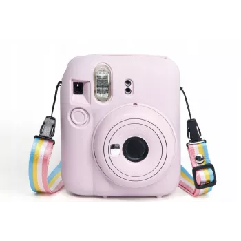LOVEINSTANT Silikona aizsargmaciņš Fujifilm Instax Mini 12 - Rozā