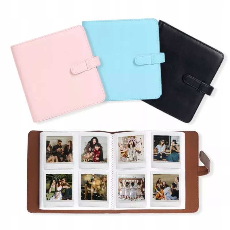 LOVEINSTANT Fotoalbums 288 izdrukām Fujifilm Instax Square SQ1 / SQ6 / SQ10 / SQ20 / Square Link / Share SP-3, Rozā