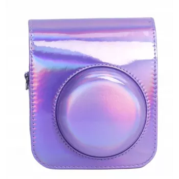 LOVEINSTANT Case Cover Pouch for Fujifilm Instax Mini 12 - Purple Glitter