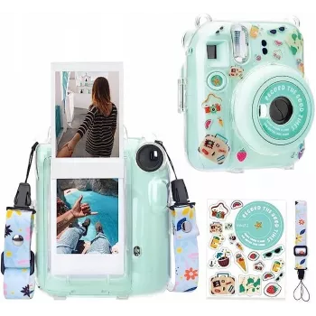 LOVEINSTANT Maciņš Fujifilm Instax Mini 12 ar uzlīmēm / Holiday Time