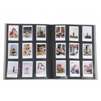 LOVEINSTANT Fotoalbums 360 fotogrāfijām - Black