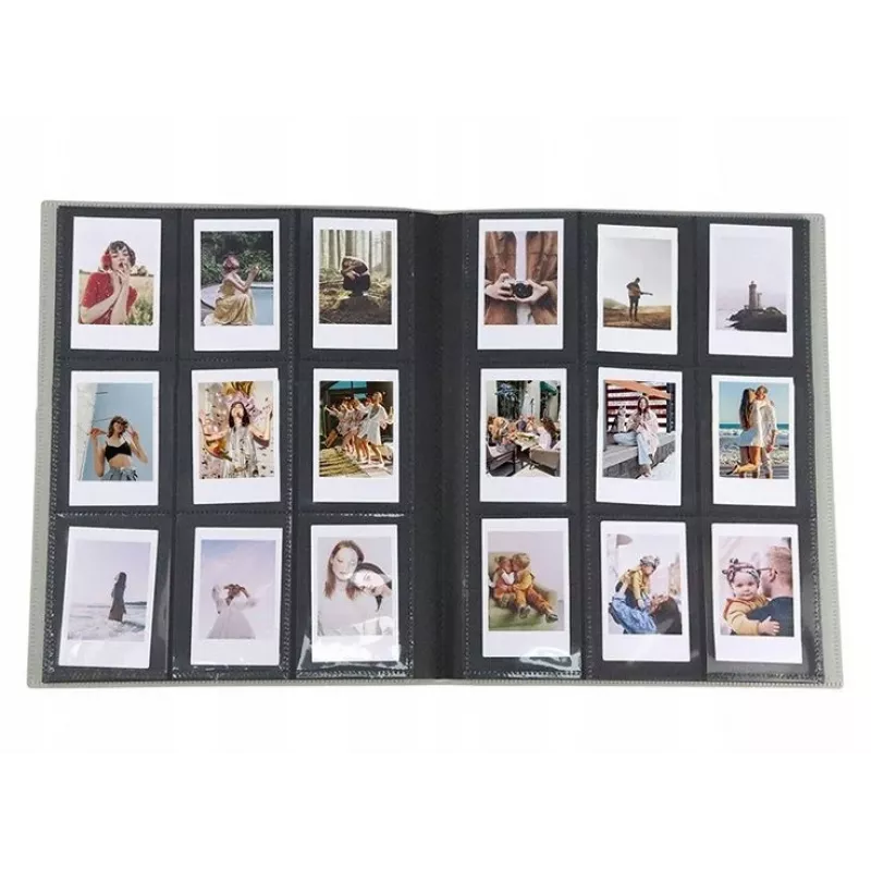 LOVEINSTANT Photo Album 432 Photos for Fujifilm Instax Mini / Xiaomi / Polaroid / Canon / HP / Kodak, Black