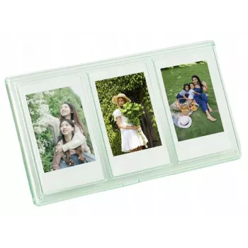 LOVEINSTANT Statīvs 3 fotogrāfijām Zink / Fuji Instax Mini kamerām - Zaļš