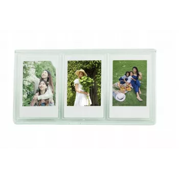 LOVEINSTANT Statīvs 3 fotogrāfijām Zink / Fuji Instax Mini kamerām - Zaļš