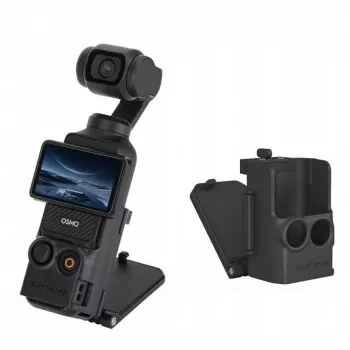 SUNNYLIFE Magnetic Mount Holder for DJI Osmo Pocket 3 - Vertical & Horizontal - Black