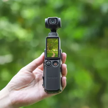 SUNNYLIFE Side Expansion Mount for DJI Osmo Pocket 3 - GoPro Compatible - Black