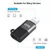 PULUZ Lightning to USB-C OTG Adapter for iPhone, Black (PU649B)