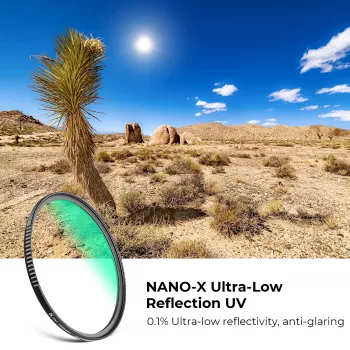 K&F Concept Nano-X MRC UV Filtra 58mm