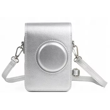 LOVEINSTANT Maciņš Fujifilm Instax Mini Evo - Sudraba