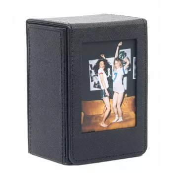 LOVEINSTANT Foto glabāšanas futrālis Fujifilm Instax Mini 100 fotogrāfijām - Melns