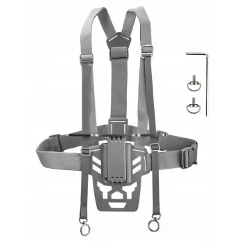 SUNNYLIFE Chest Mount Strap for DJI RC Plus Remote Controller - Black