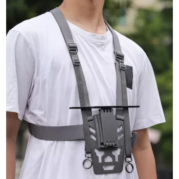SUNNYLIFE Chest Mount Strap for DJI RC Plus Remote Controller - Black