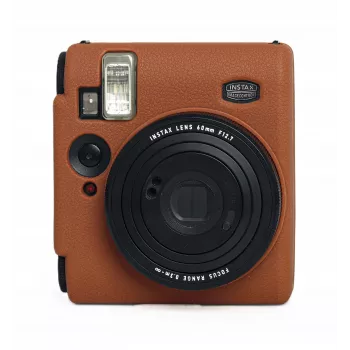 LOVEINSTANT Silikona aizsargmaciņš Fujifilm Instax Mini 99 - Brūns