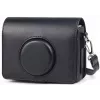 LOVEINSTANT 2-in-1 aizsargmaciņš un rūdīta stikla ekrāna aizsargs Fujifilm Instax Mini Evo - Melns