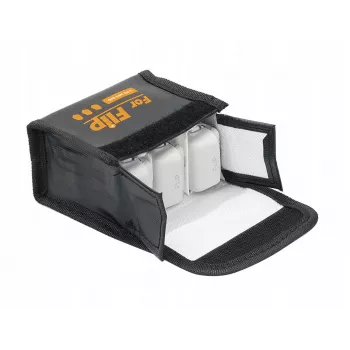 SUNNYLIFE ugunsdrošais futrālis 3 DJI Flip akumulatoriem