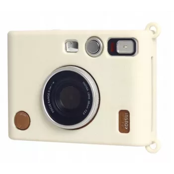 LOVEINSTANT Silikona maciņš Fujifilm Instax Mini Evo - Balts