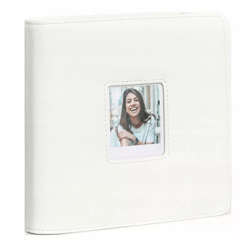 LOVEINSTANT Photo Album for Polaroid Go – 36 Sheets, 288 Photos, White PU Leather