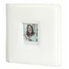 LOVEINSTANT Photo Album for Polaroid Go – 36 Sheets, 288 Photos, White PU Leather