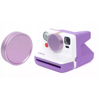 LOVEINSTANT Alumīnija objektīva vāciņš Polaroid Now / Now+ - Purple