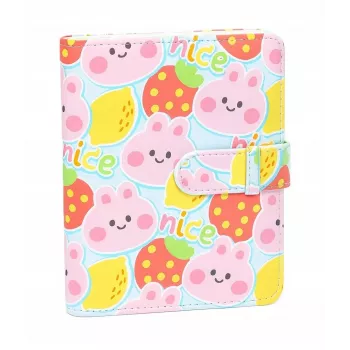 LOVEINSTANT Photo Album 64 Photos for Fujifilm Instax Mini 99 41 12 40 11 Evo Liplay Link / Pink Bear - Nice