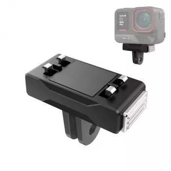 PULUZ Magnētiskais Ātrās Atbrīvošanas Stiprinājums Insta360 X5 / X4 Air / Ace Pro 2 / PU771B